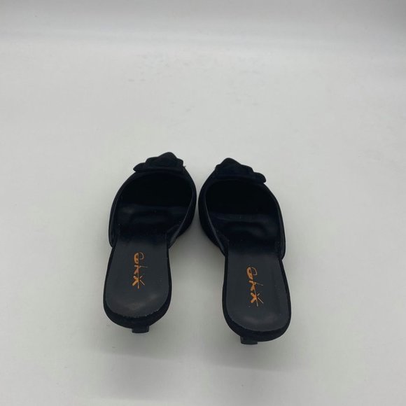 XYD Women Pointed Toe Sandal Pumps Mid Kitten Heel - Picture 6 of 9